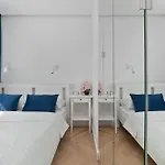 Apartment Blue And White In With Furnished Balcony By Renters Lodz