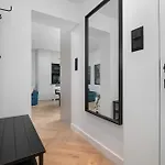 Blue And White In With Furnished Balcony By Renters * Lodz