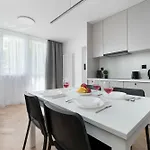 Blue And White In With Furnished Balcony By Renters Apartment