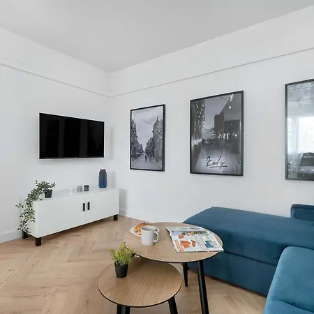 Blue And White In With Furnished Balcony By Renters Apartment *